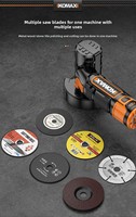 Mini-meuleuse d'angle sans fil 18V, petite machine de découpe et de meulage portative pour usage domestique, qualité DIY, électrique au lithium