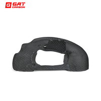 Protection de conduit d'air de refroidissement des freins avant en fibre de carbone sèche V1 pour BMW G87 M2 G80 G81 M3 G82 M4