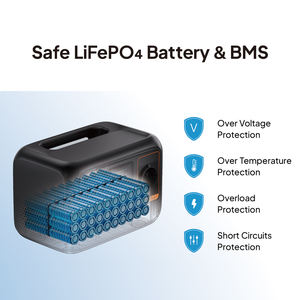 Station d'alimentation portable <span class=keywords><strong>BLUETTI</strong></span> légère et compacte, alimentation par panneaux solaires, charge pour la randonnée et le backpacking, poids de 3,6 kg - Product Image 3