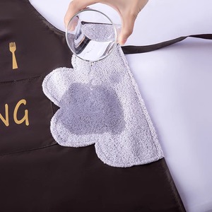 Biểu Tượng Tùy Chỉnh Dầu Không Thấm Nước Chịu Mài Mòn Và Tay Có Thể Giặt Hộ Gia Đình Nấu Ăn Nhà Bếp Tạp Dề Với Túi - Product Image 3