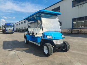 Carrito de Golf Eléctrico Nuevo con Dos Asientos, Llantas Grandes, Motor de 48 Voltios y 4000 Vatios, y Pasamanos Grandes - Product Image 2