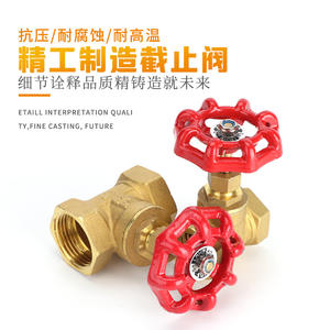 Robinet d'arrêt à filetage interne en laiton 4/8/8/1 pouce, robinet à bille à double filetage interne DN15 20 25, personnalisable OEM pour les milieux aqueux - Product Image 3