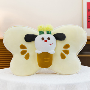 Super <b>Soft</b> Cute Embroidered Cartoon Plush Doll Pillow Plush Animal Cushion Butterfly Decor Bed <b>Stuffed</b> Animal <b>Toys</b> Wholesale - Product Image 4