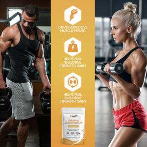 OEM Hot Selling <b>Creatine</b> <b>Monohydrate</b> <b>Powder</b> for Adult Pre Workout Muscle Growth & Energy Management 500g - Product Image 3