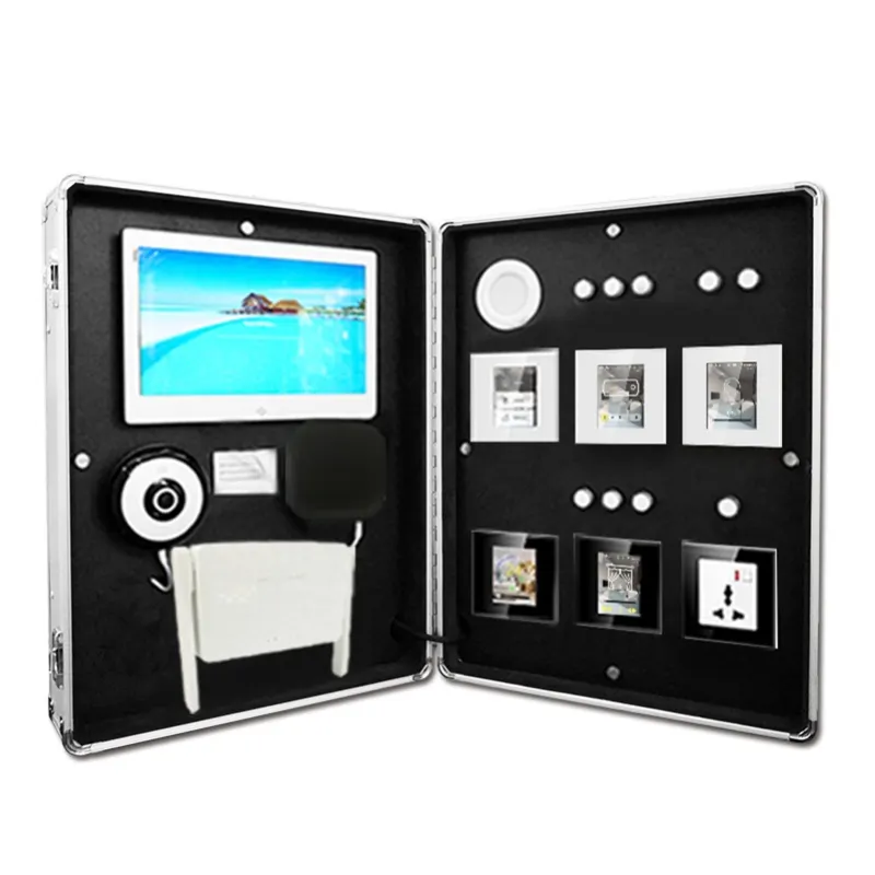 Lanbon wifi casa intelligente automazione L8 serie kit di casa wifi maglia smart switch prese box demo per la mostra