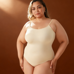 Body Modellante Intero da Donna con Spalline Regolabili, Senza Cuciture, Traspirante, Contenitivo Pancia, Design con Apertura all'Inguine, Effetto Sollevamento Fianchi, Modello Snellente - Product Image 1