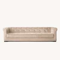 Herstelleranpassbares Modena Relaxsofa-Set Luxuriöser Moderner Stil Modulares Samt-Sofa Couch für Apartments Hotels Werkstätten