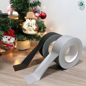 Ruban adhésif professionnel mat de qualité supérieure de 3 pouces, personnalisé, en caoutchouc, blanc, pour scène, type Gaff/Gaffer, noir - Product Image 4