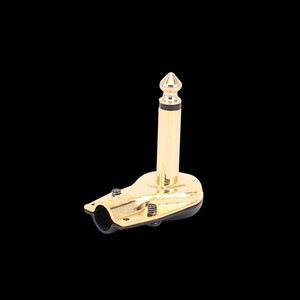 Conector de Teléfono de Ángulo Recto de 6.35mm, 2 Pines, Enchufe Mono de Audio para Guitarra, Amplificador y Micrófono - Product Image 4