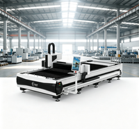 Machine de découpe laser à fibre CNC 3015 3KW 6KW, découpeuse laser industrielle pour le traitement des tôles en acier, fer et laiton