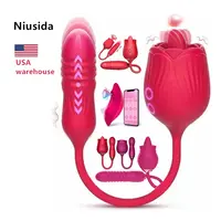 Niusida - Double Headed Rose Vibrator for Women