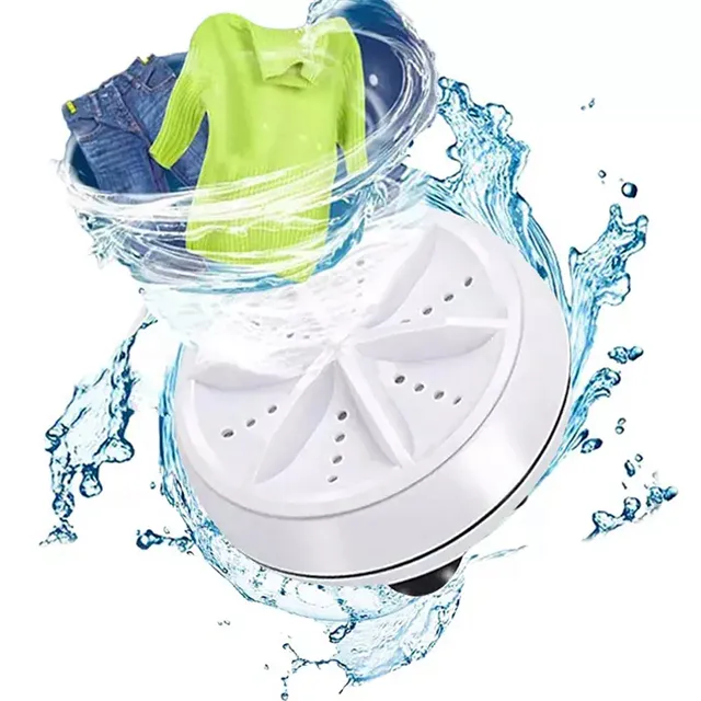 Smart Semi Auto Clothing Cleaning Tool Portable Turbo Washing Machine USB Powered Removes Dirt Washer Mini Washing Machine