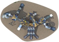 Wpc Big Landscape Outdoor Commerciële Speeltoestellen Eco-Hout Recreatie Faciliteit Voor Kid Park