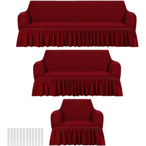 Universal Living Room <b>Sofa</b> <b>Cover</b> Sets Spandex 3 Seater Elastic Breathable Modern Slipcover - Product Image 1