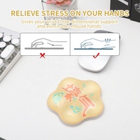 Tapis de clavier en forme d'étoile à cinq branches pour PC, tapis de souris personnalisé, tapis de souris transparent, repose-poignet pour souris, pour la maison et le bureau