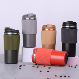 Tazza da viaggio da 12 once in acciaio inossidabile isolata sottovuoto bicchiere da <span class=keywords><strong>caffè</strong></span> con coperchio a prova di fuoriuscita termo tazze per mantenere caldo/<span class=keywords><strong>caffè</strong></span> ghiacciato - Product Image 2