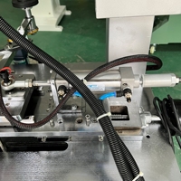 Máquina de Prensa Térmica de Alta Precisão para Tampas de Garrafa Redondas, Ovais e Quadradas, Nova Máquina de Estampagem Pneumática Semi-Automática para Garrafas de Vidro
