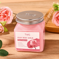 TWG RTS Silky Rose Fragrance Bath Salt Body Scrub 400g Scrub Pengelupas Kulit Melembapkan dengan Aroma Mawar yang Tahan Lama