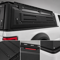 Capote de pick-up pour Navara & Ranger, en acier, manuelle, étanche, avec serrure à clé, 4 portes, hauteur moyenne, type rigide, installation sans perçage