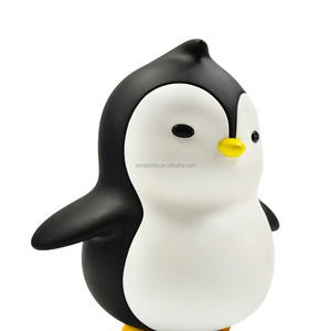 Bán buôn OEM tùy chỉnh màu đen phim hoạt hình chim cánh cụt hình đồ chơi nhựa con số Hành động Hình nhà máy để hiển thị - Product Image 5