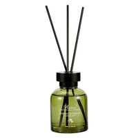 Bouteille en verre vert Fresh Nature Scent Reed Diffuseur Set 135g Cire de soja Bougie parfumée Home Fragrance Set