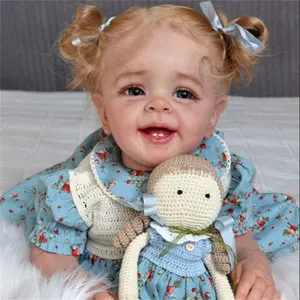 批发逼真的54厘米婴儿玩具娃娃DIY套装空白重生娃娃套装与COA身体