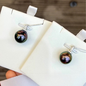 Exquisito Collar Largo de 70 cm, Plata de Ley, Perlas Barrocas de Agua Dulce, Pequeñas Barras de Plata, Perlas Mixtas, Pendientes Colgantes Finos - Product Image 1