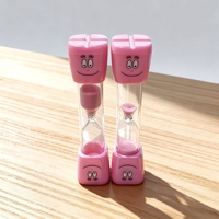 Minuteur de brossage de dents pour enfants, minuteur de 2 minutes en forme d'heure de cheville pour l'hygiène bucco-dentaire des enfants, cadeau d'apprentissage pour la salle de bain