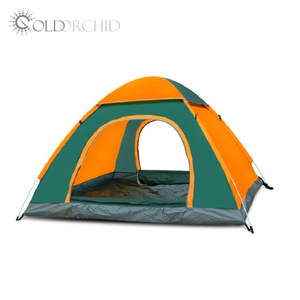 Tenda Familiare Automatica a Doppia Porta per Campeggio <span class=keywords><strong>Facile</strong></span>, Impermeabile in Tela, per Viaggi e Glamping, 3 Stagioni, Monostrato - Product Image 5