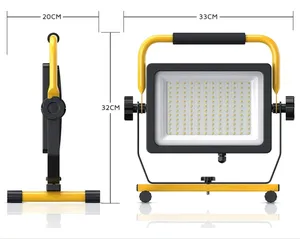 Portable Outdoor IP65 IP66 100W 150W Waterproof 360 Degree Adjustable 150w <b>Led</b> Construction Floodlight Worklamp WD-915 <b>Led</b> Work - Product Image 2