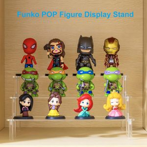3-Tier rõ ràng Acrylic hiển thị risers hiện đại Nước hoa lớn đứng tổ chức cho amiibo cho <span class=keywords><strong>Funko</strong></span> cho Pop hình bàn hiển thị - Product Image 4