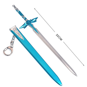 9 Estilos de Llaveros Metálicos de Anime Sword Art <span class=keywords><strong>Online</strong></span>, Muy Vendidos - Product Image 6