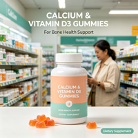 Complément alimentaire en gommes Calcium D3