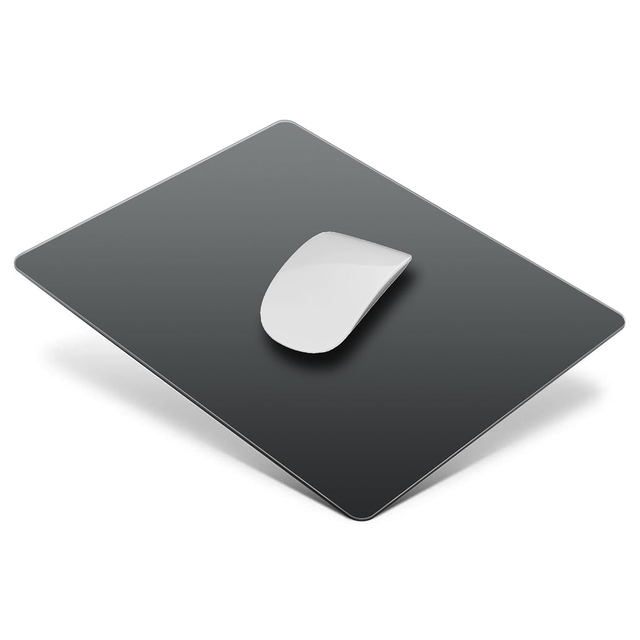 Custom Logo Extra Thin Waterproof Non-Slip Base Mat Super Smooth Frosted Tempered Glass Long Mouse Pad for Office Gaming