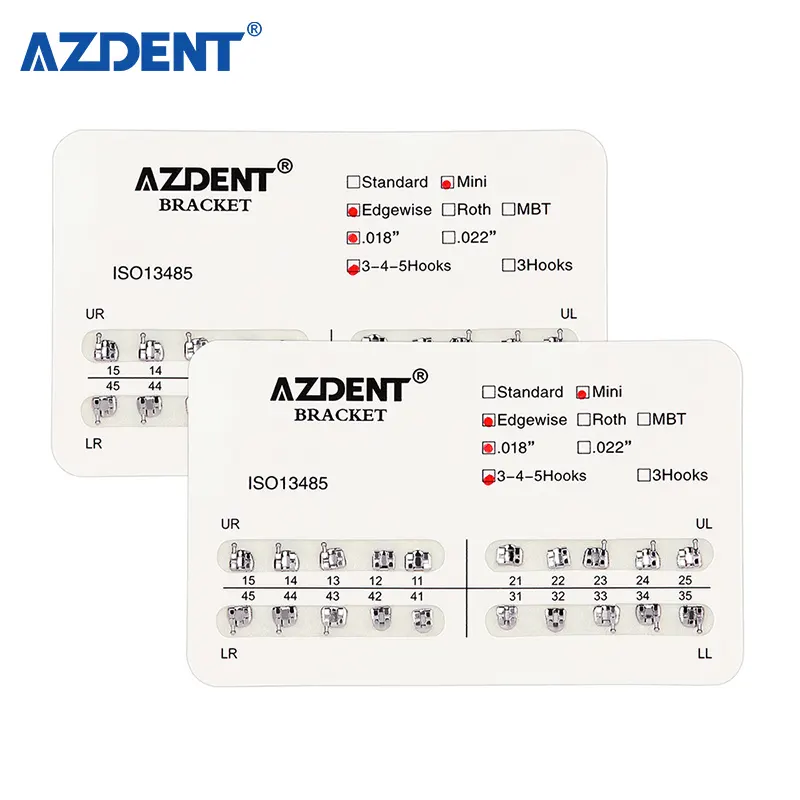 حار بيع AZDENT الأسنان المنتج تقويم حامل معدني الأقواس