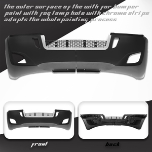 <span class=keywords><strong>Pare</strong></span>-chocs complets FIT avec feux de brouillard et bande chromée, remplacement 21-28979-017 pour Freightliner Cascadia 2018-2024 - Product Image 3