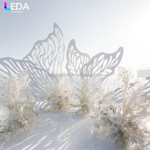 Support floral en métal LEDA pour décoration de jardin, parc, mariage, toile de fond pour scène de mariage - Product Image 2