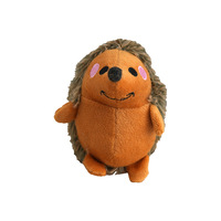 Porte-clés hérisson réaliste en peluche douce et moelleuse, figurine mini mignonne en peluche, jouets en peluche, porte-clés hérisson