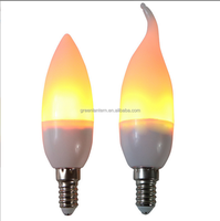 Nouveaux styles d'ampoule LED à effet de flamme dynamique pour l'éclairage domestique