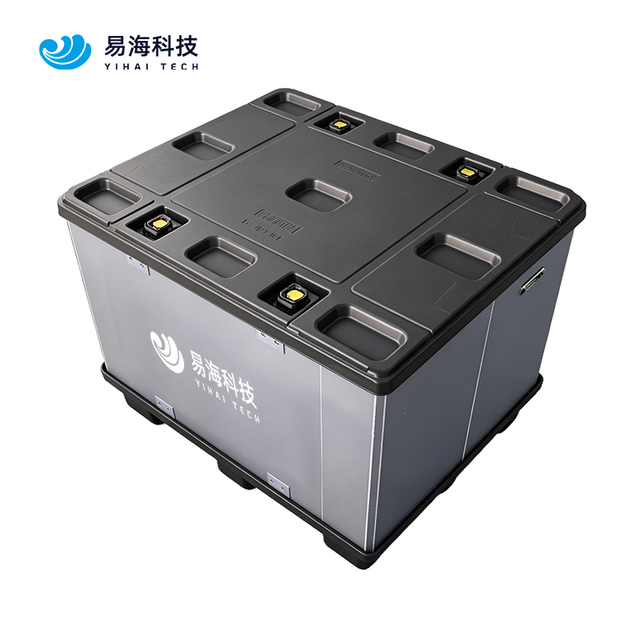 Reusable Foldable Logistics Packaging Container for Warehouse Storage PP Honeycomb Panel Pallet Sleeve Box