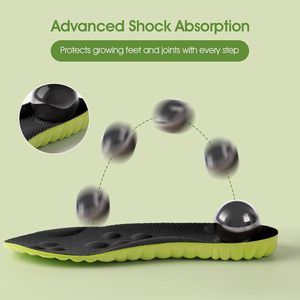Solette in Memory Foam 4D Cloud-Soft per Bambini e Ragazzi, Inserti per <span class=keywords><strong>Scarpe</strong></span> <span class=keywords><strong>con</strong></span> Supporto dell'Arco Ammortizzanti e Adattabili - Product Image 2