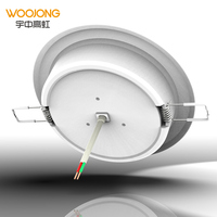 Ziwoojong — spot lumineux led rond plat de 6W à 24W, 100-264V, panneau d'éclairage certifié en espagne, pour usage domestique ou en magasin
