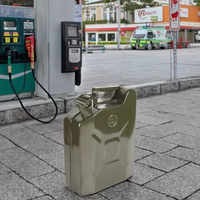 Venta al por mayor de 20 litros cuadrados Rotopax Gas Can portátil diesel tanque de combustible con soporte gasolina bote para la venta