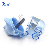 Taille-crayon transparent personnalisé fantaisie et mignon en plastique pour enfants fournitures scolaires taille-crayon éléphant à vendre