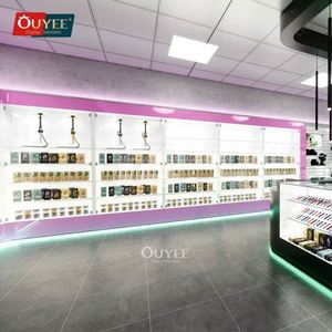 Présentoir Design Vitrine En Verre Smoke Shop Décor Tabac Vitrines Avec Led - Product Image 6