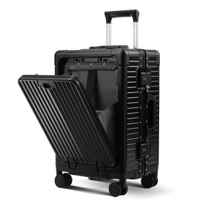 Valise à roulettes rigide résistante aux chocs avec ouverture frontale et port USB, idéale pour <span class=keywords><strong>les</strong></span> voyages d'affaires - Offre Spéciale - Product Image 1