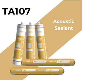 White Water-Based Acoustical Silicone <strong>Sealant</strong> 280ml Paste Adhesive Glue for <strong>Acoustic</strong> Panel - Product Image 1