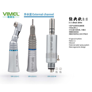 Vimel Dental Handpiece 1:1 Direct Drive External Channel Low Speed Air Turbine For Dental Use - Product Image 2