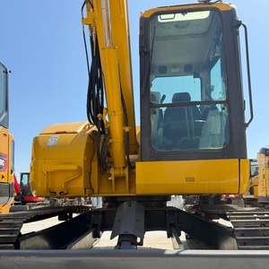 Excavadora de cadenas usada <span class=keywords><strong>PC</strong></span> 78 7.5t de alta durabilidad, máquina de limpieza de terrenos, equipo de movimiento de tierras japonés fiable - Product Image 5