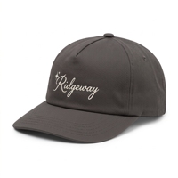 Casquette de baseball en coton sergé ToughRhino personnalisée avec broderie plate, non structurée, 5 panneaux, visière légèrement incurvée, fermeture snapback
